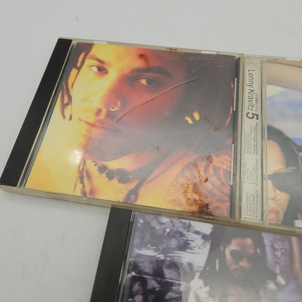 Lot Of 3 Lenny Kravitz CDs Albums 5 + Are You Gonna Go My Way + Let Love Rule - Picture 2 of 5